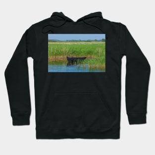 Gager, Ruegen, Mecklenburg-Western Pomerania, Germany, Ruegen Island, boat Hoodie